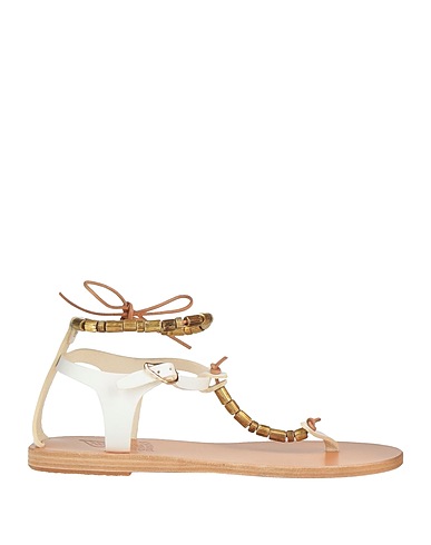 ANCIENT GREEK SANDALS Infradito Bianco Pelle