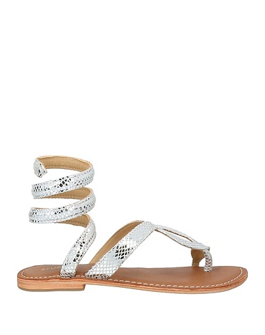 CB FUSION Flip flops Silver Leather