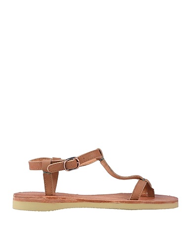 SATORISAN Flip flops Brown Leather