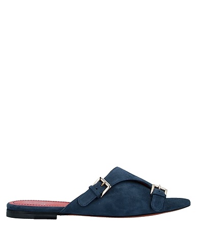 SANTONI Sandales Bleu Cuir
