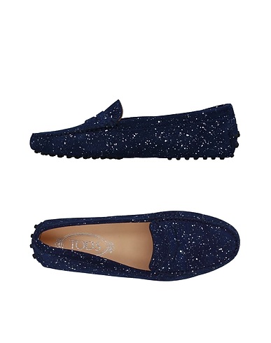 TOD'S Loafers Midnight blue Soft Leather