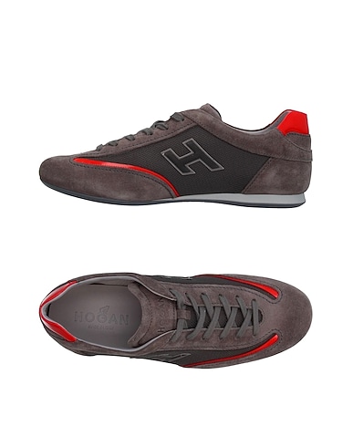 HOGAN Sneakers Piombo Fibre tessili, Pelle