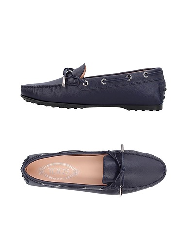 TOD'S Loafers Midnight blue Soft Leather