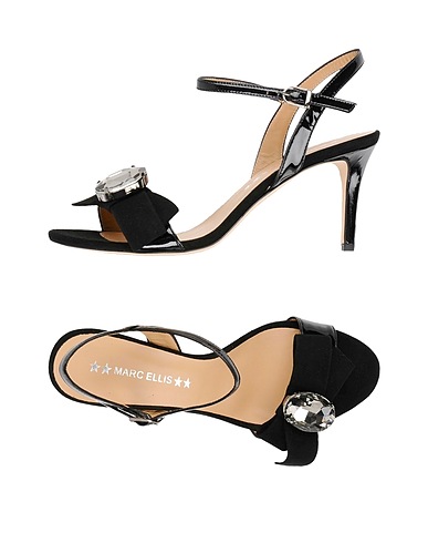 MARC ELLIS Sandals Black Soft Leather