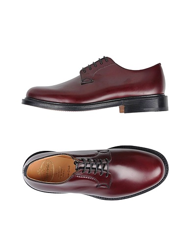 CHURCH'S Schnürschuhe Bordeaux Leder