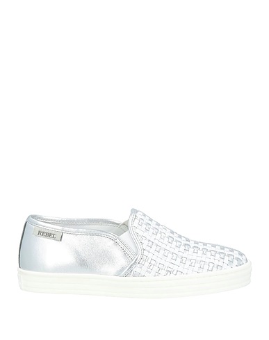 HOGAN REBEL Sneakers Silver Leather