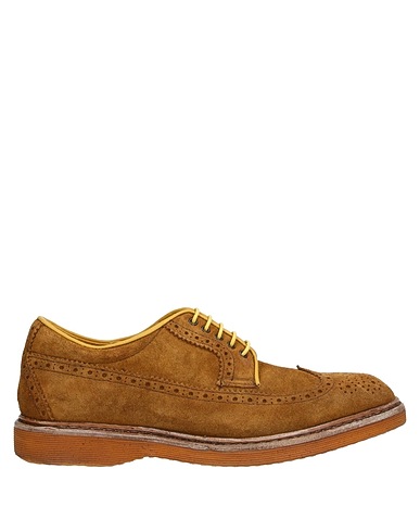 GREEN GEORGE Laced shoes Camel Leather