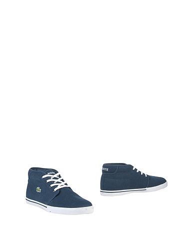 LACOSTE Sneakers Midnight blue Textile fibres