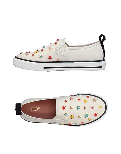 RED(V) Sneakers White Textile fibers