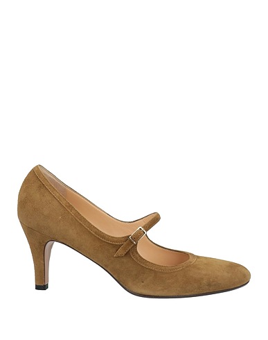 ANTONIO BARBATO Décolleté Khaki Pelle