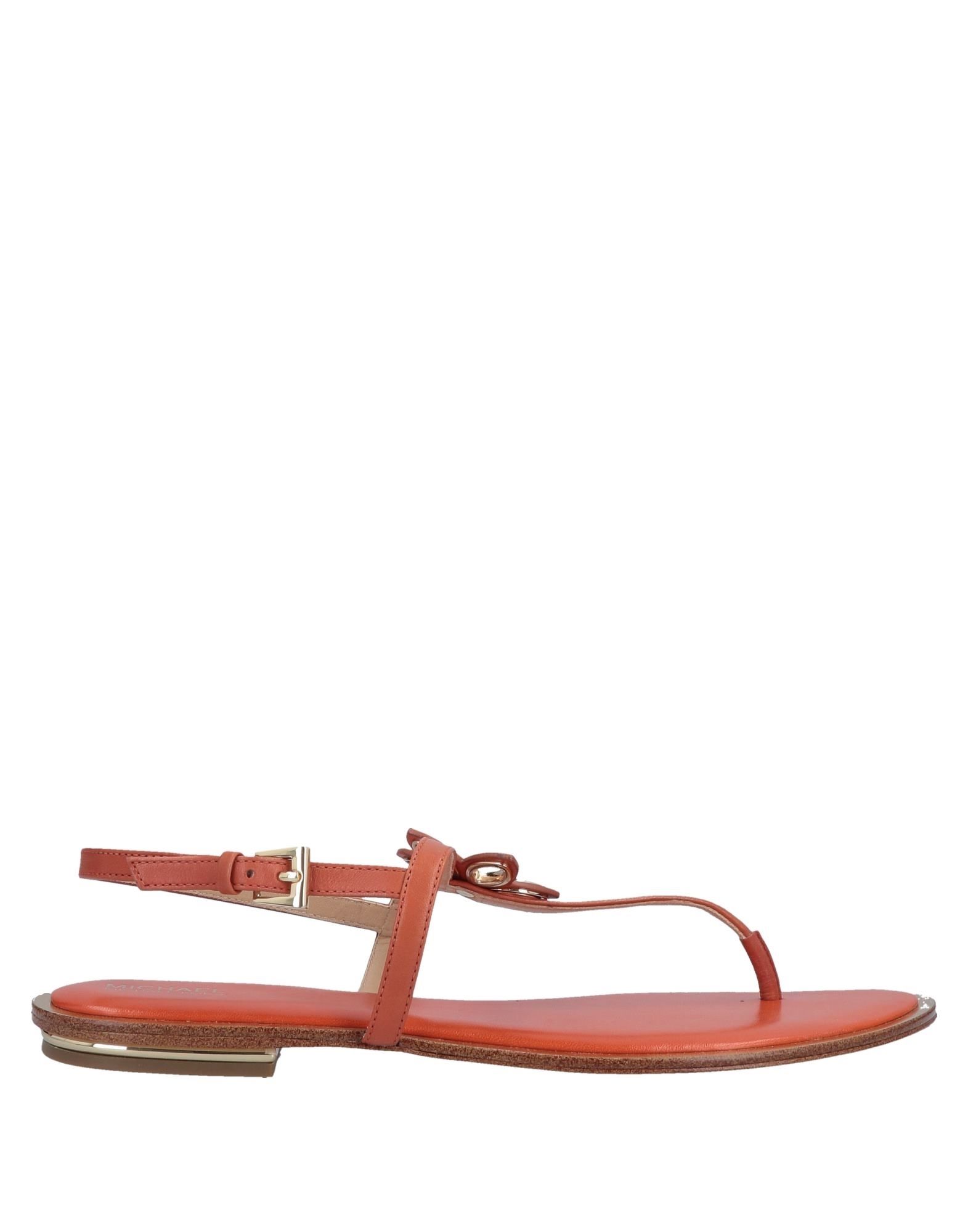 michael kors flip flops womens orange