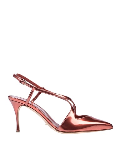 SERGIO ROSSI Pump Rust Soft Leather