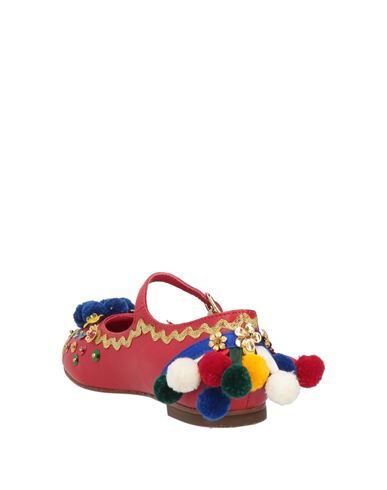 Dolce & Gabbana Ballet Flats In Red