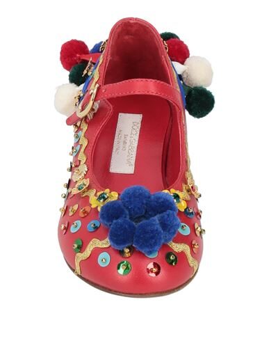 Dolce & Gabbana Ballet Flats In Red