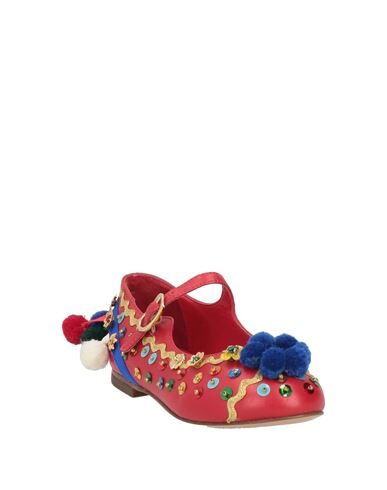 Dolce & Gabbana Ballet Flats In Red