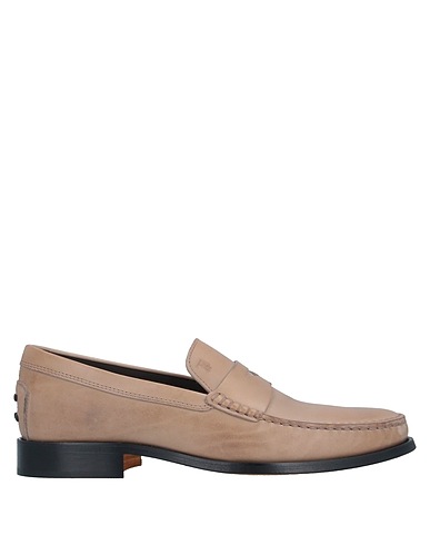 TOD'S Loafers Taupe Leather