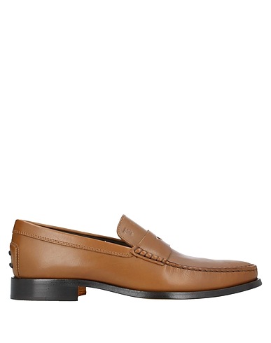 TOD'S Loafers Khaki Leather