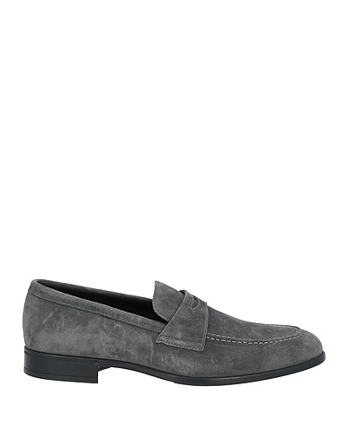 DOUCAL'S Loafers Grey Leather