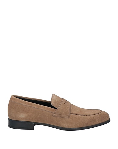 DOUCAL'S Loafers Khaki Leather