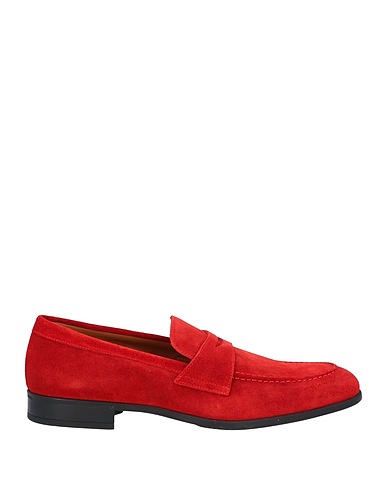 DOUCAL'S Loafers Tomato red Leather