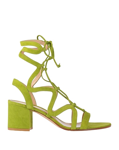 GIANVITO ROSSI Sandals Lime green Leather