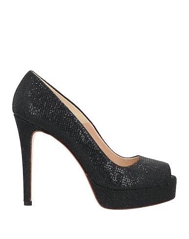 ALBANO Pump Black Textile fibers