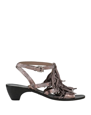 HENRY BEGUELIN Sandals Grey Leather