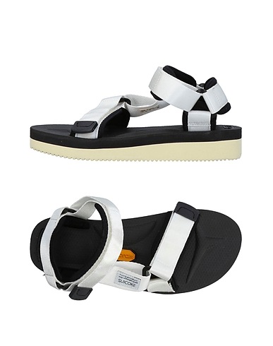 SUICOKE Sandals White Nylon