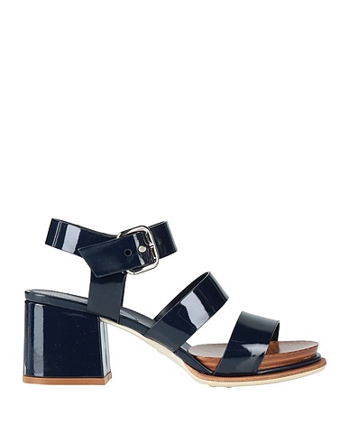 TOD'S Sandals Navy blue Leather