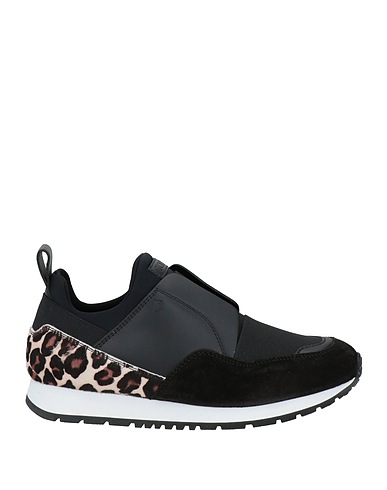 TOD'S Sneakers Negro Cuero, Fibras textiles, Fibras elásticas
