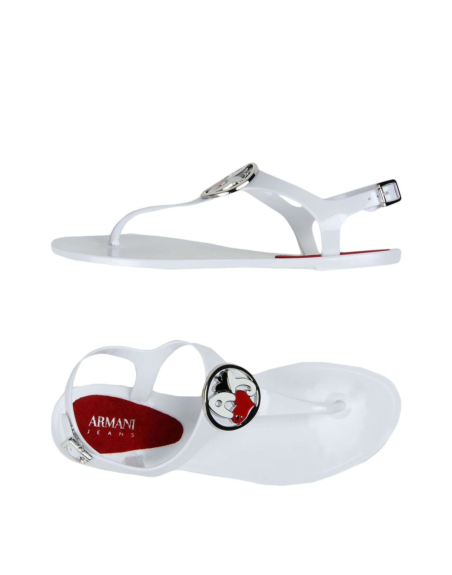 armani jeans flip flops