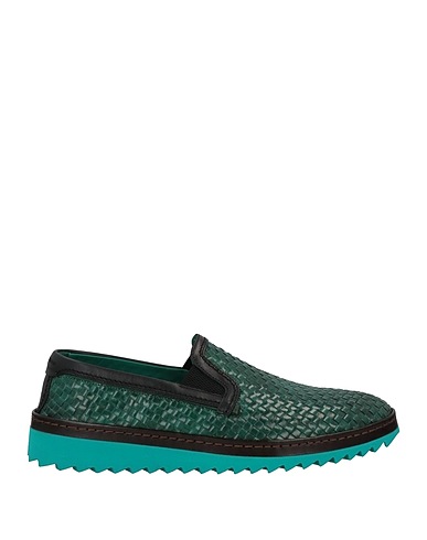 DOLCE&GABBANA Sneakers Emerald green 90% Buffalo leather, 10% Calfskin