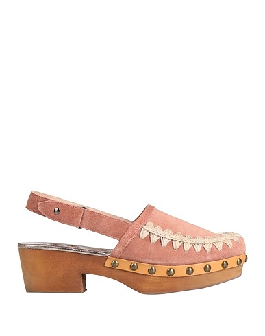 MOU Mules et sabots Vieux rose Cuir