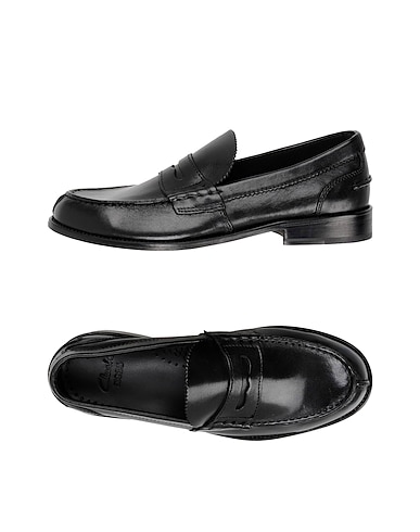 CLARKS Mokassins Schwarz Leder