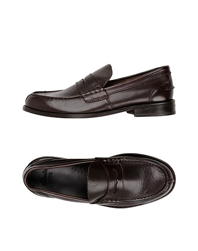 CLARKS Loafers Chocolate brown Soft Leather