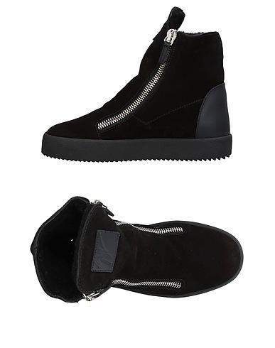 GIUSEPPE ZANOTTI Sneakers Black Shearling