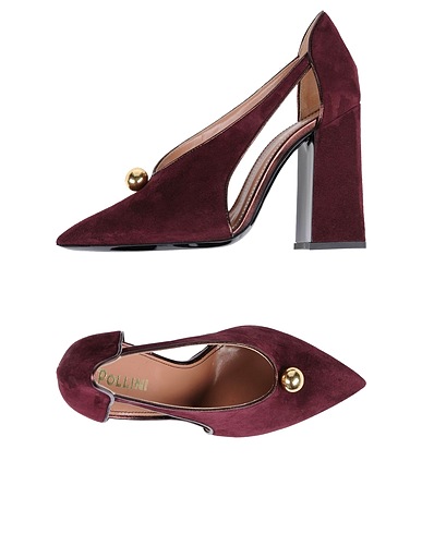 POLLINI Pump Plum Leather