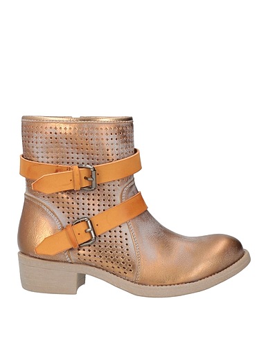 CAFèNOIR Ankle boot Bronze Textile fibers