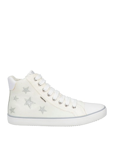GEOX Sneakers Bianco Fibre tessili