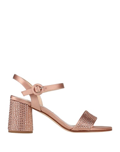 ROBERTO FESTA Sandals Antique rose Textile fibres