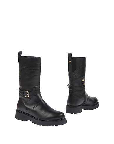 TWINSET Boots Black Leather