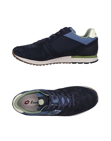 LOTTO LEGGENDA Sneakers Nachtblau Leder, Gewebefasern