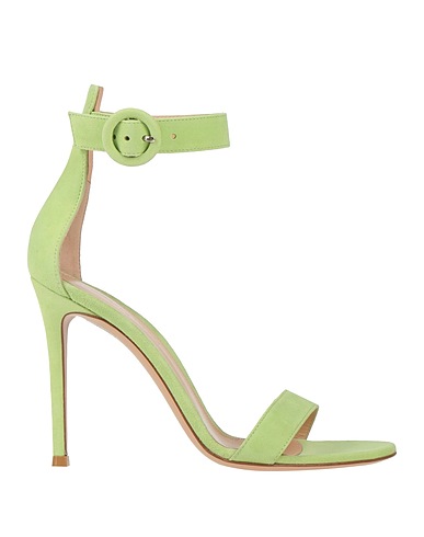 GIANVITO ROSSI Sandals Light green Leather