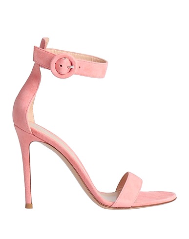 GIANVITO ROSSI Sandals Salmon pink Leather