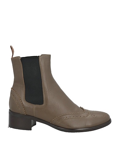 TESTONI Ankle boot Khaki Leather