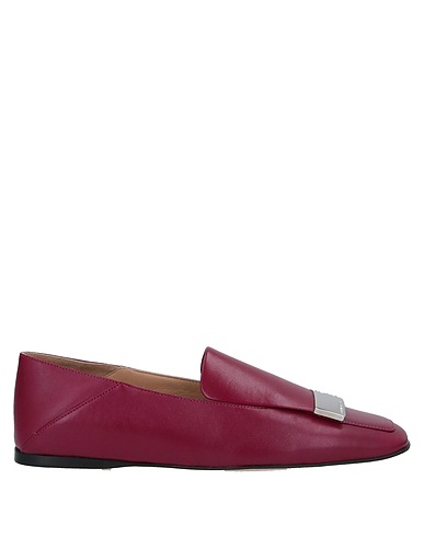 SERGIO ROSSI Loafers Garnet Soft Leather