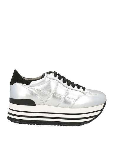 HOGAN Sneakers Silver Leather