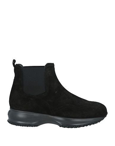 HOGAN Stiefelette Schwarz Leder