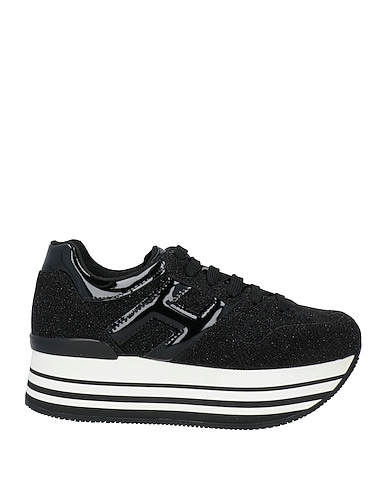 HOGAN Sneakers Leather, Textile fibres