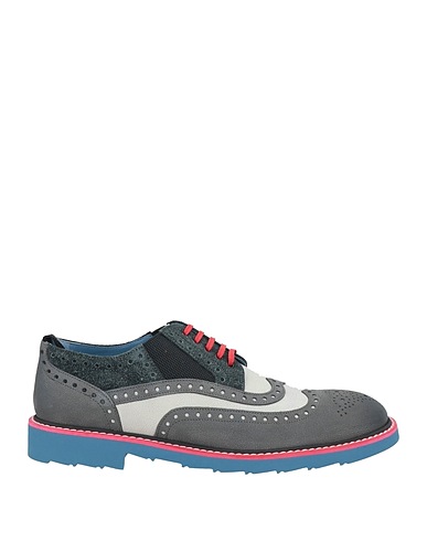DOLCE&GABBANA Schnürschuhe Braungrau 58% Kalbsleder, 21% Baumwolle, 21% Viskose